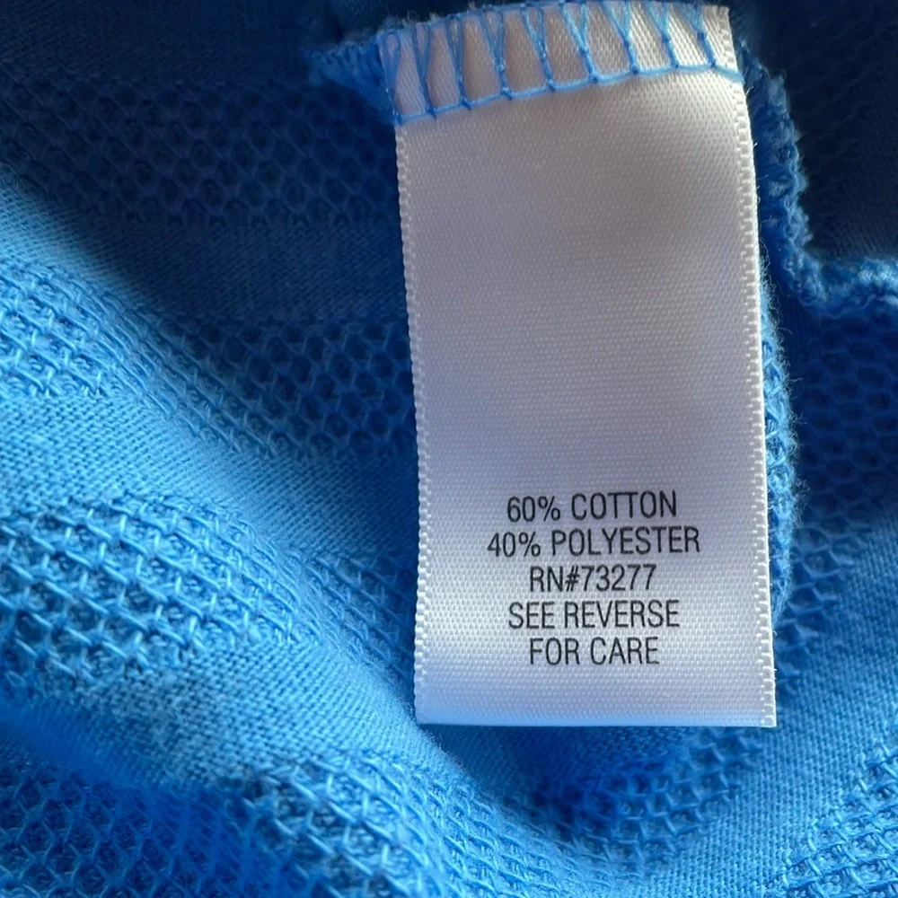 Croft & Barrow plus size XXL textured top with tie bottom. Gently used condition - Picture 10 of 10